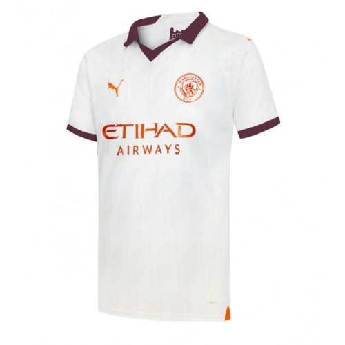 Maillot de foot Manchester City Erling Haaland #9 Extérieur 2023-24 Manches Courte